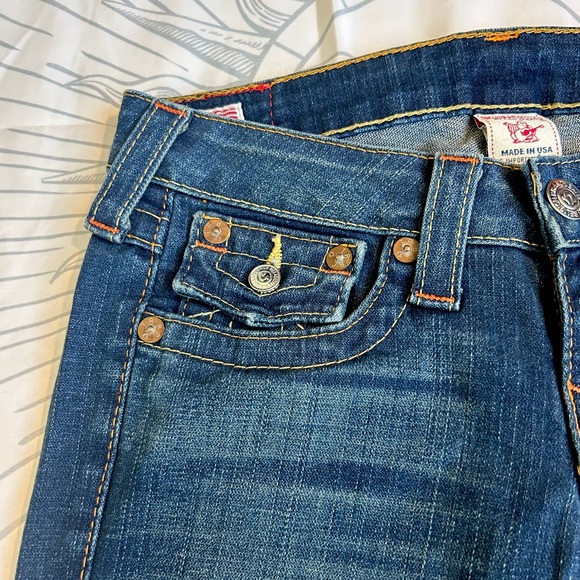 True Religion Billy Jeans W26 White Tag w/ Red Stitching - Picture 3 of 6